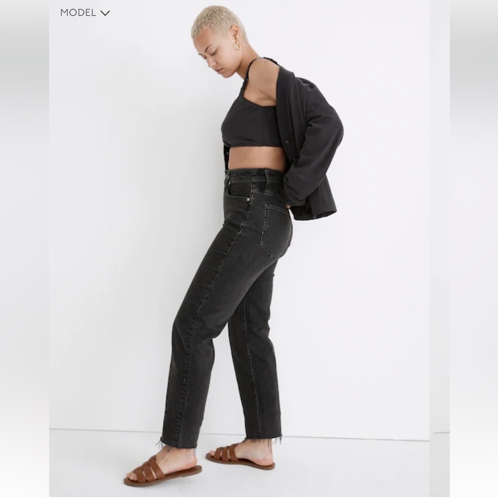 Madewell Curvy Perfect Vintage Straight Jean, 24 - Picture 3 of 5